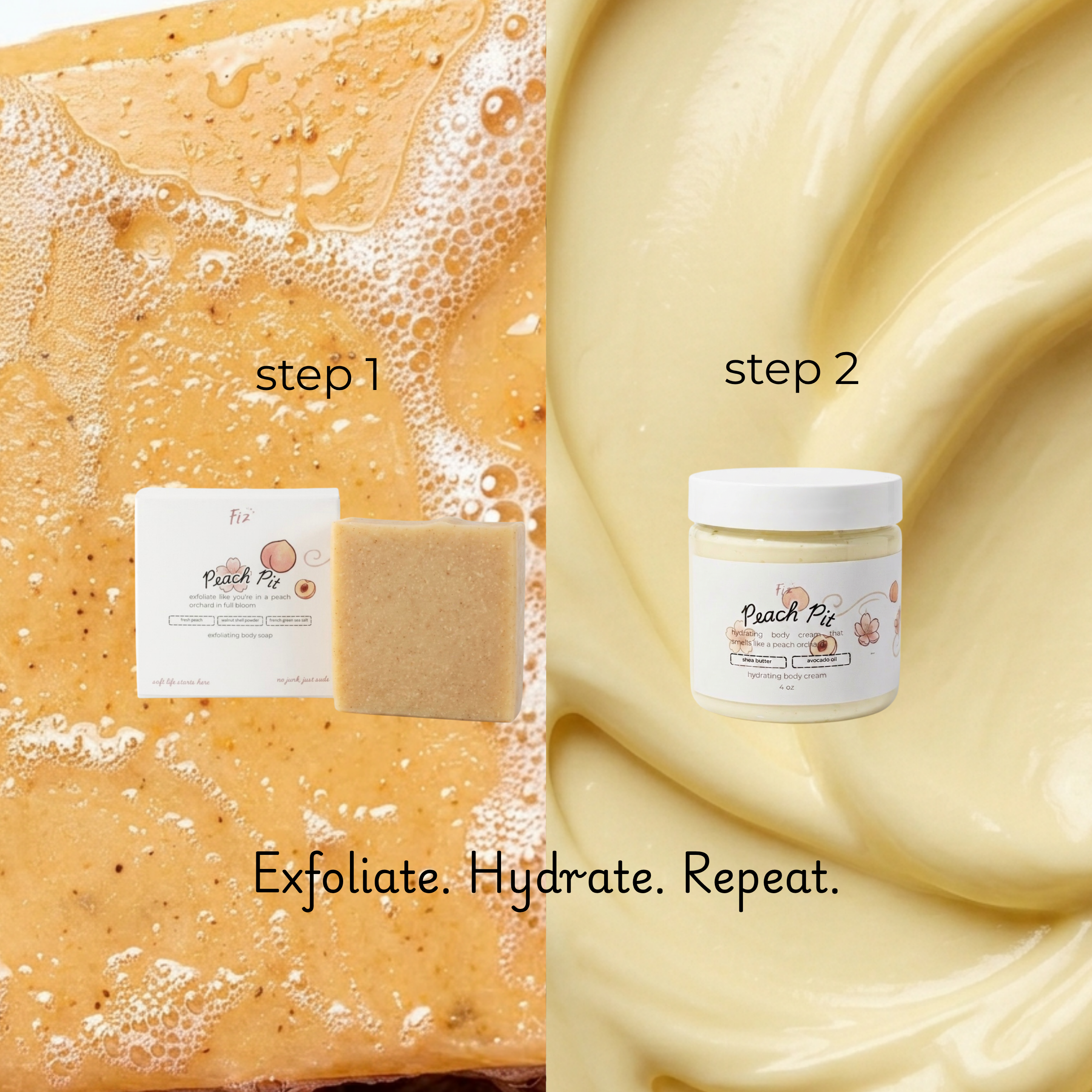 Hydrating Body Cream, Heavy Moisturizer for Daily Skin Care, Made with Shea Butter & Avocado Oil