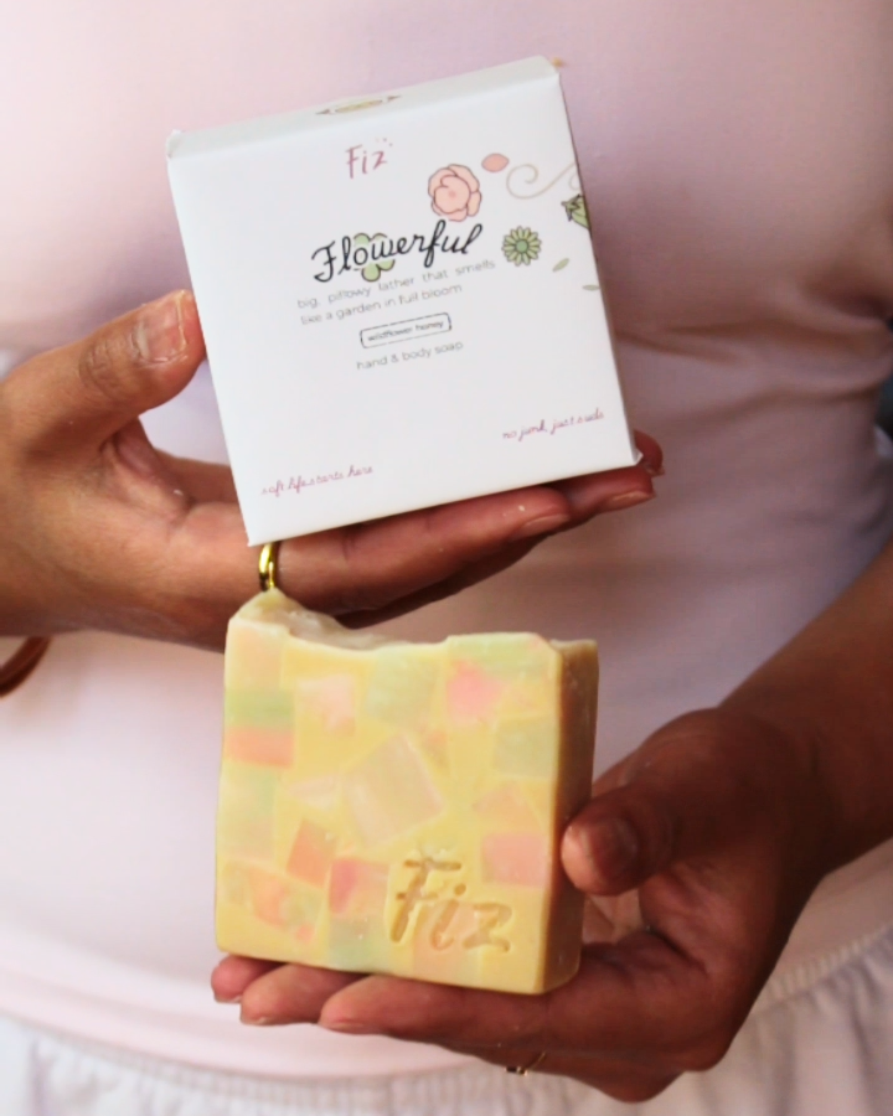 Flowerful - Wildflower Honey Bar for Hands & Body
