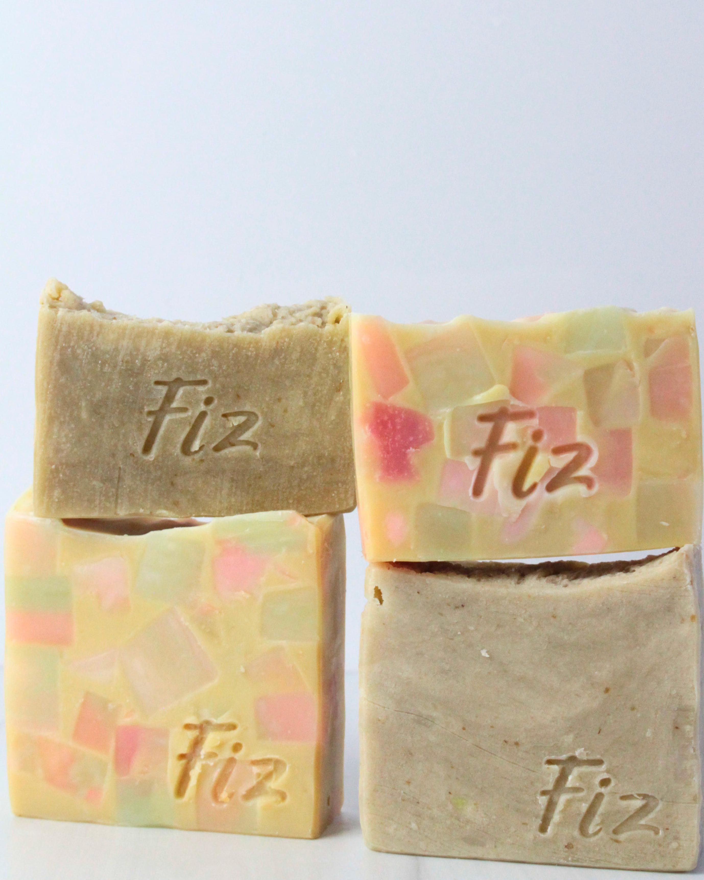The Duo - Coconuts & Quiet Time + Flowerful - Mini or Full Size Soap Bars for Hands & Body