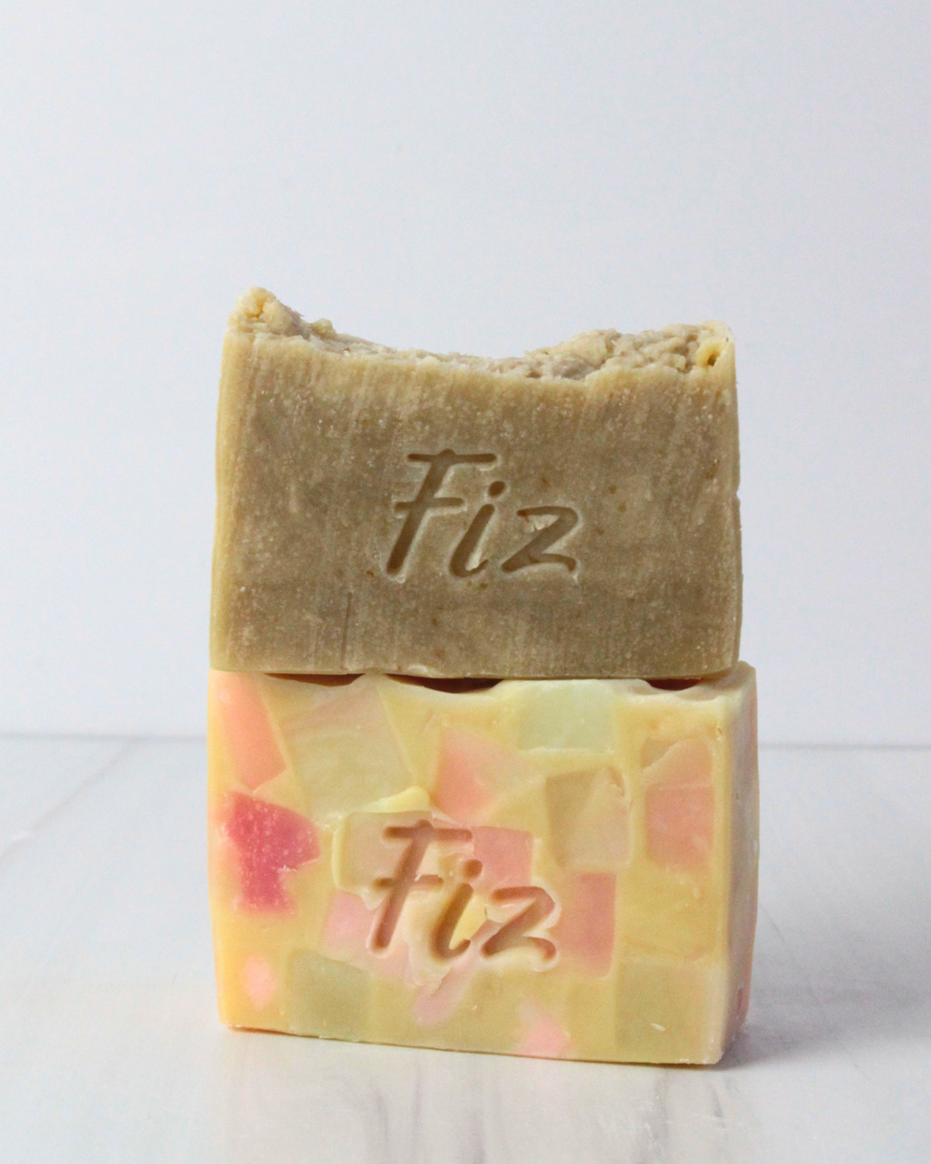 The Duo - Coconuts & Quiet Time + Flowerful - Mini or Full Size Soap Bars for Hands & Body
