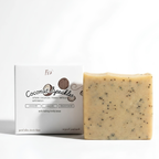 Coconut Speckles 2-Piece Bath & Body Care Set - Coconut-Scented Soap & Cream for Full Body Exfoliation, Moisturization