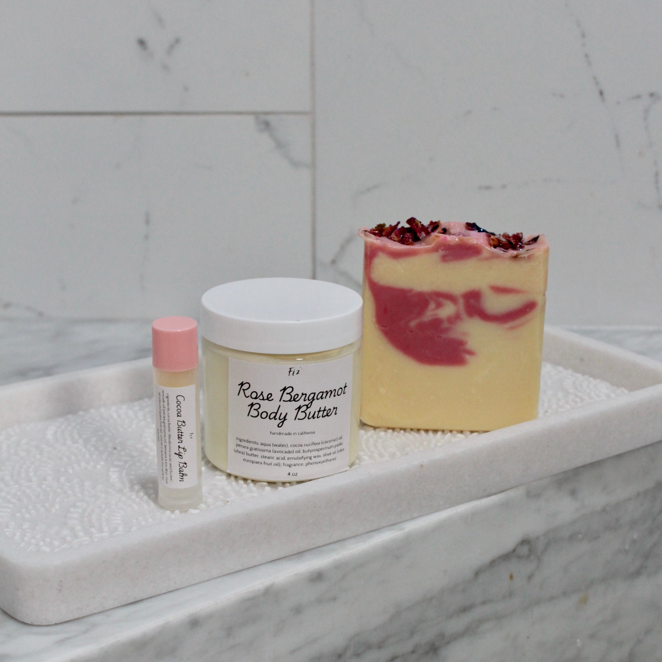 Rosebud Bergamot Soap & Body Butter Set (FREE Gift)