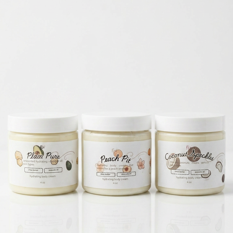 Hydrating Body Cream, Heavy Moisturizer for Daily Skin Care, Made with Shea Butter & Avocado Oil