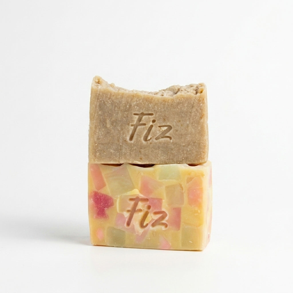 The Mini Duo - Coconuts & Quiet Time + Flowerful - Soap Bars for Hands & Body