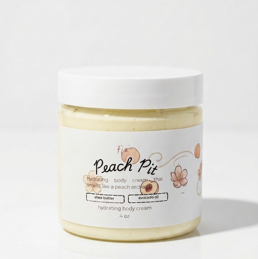 Hydrating Body Cream, Heavy Moisturizer for Daily Skin Care, Made with Shea Butter & Avocado Oil