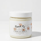 Peach Pit 2-Step Shower Routine Set - Cold-Processed Exfoliating Soap Bar & Body Cream for Textured Skin